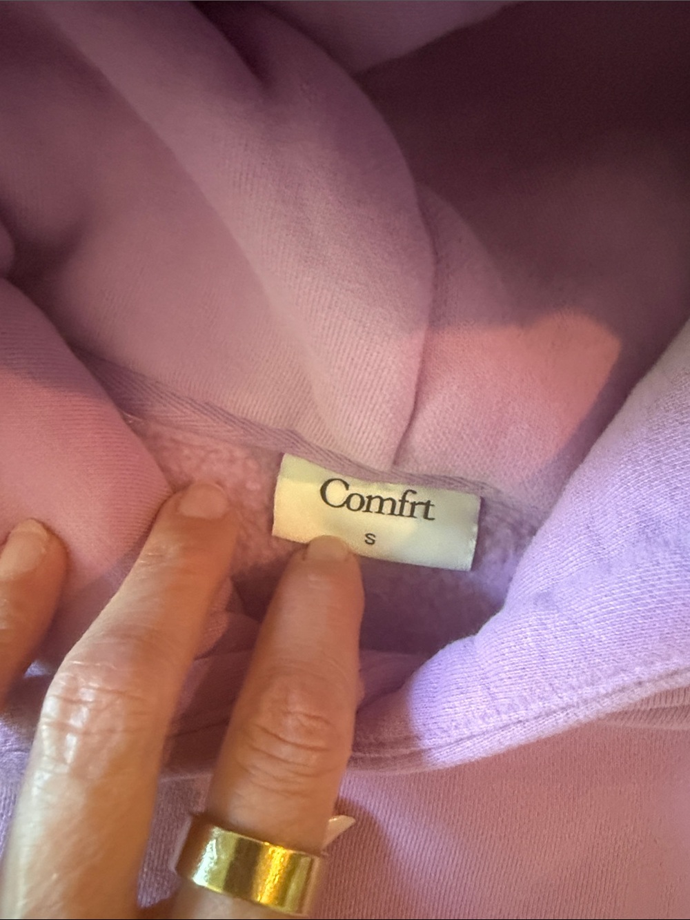 Comfrt Pastel Collection Hoodie Sweatshirt- Women - Picture 2 of 2